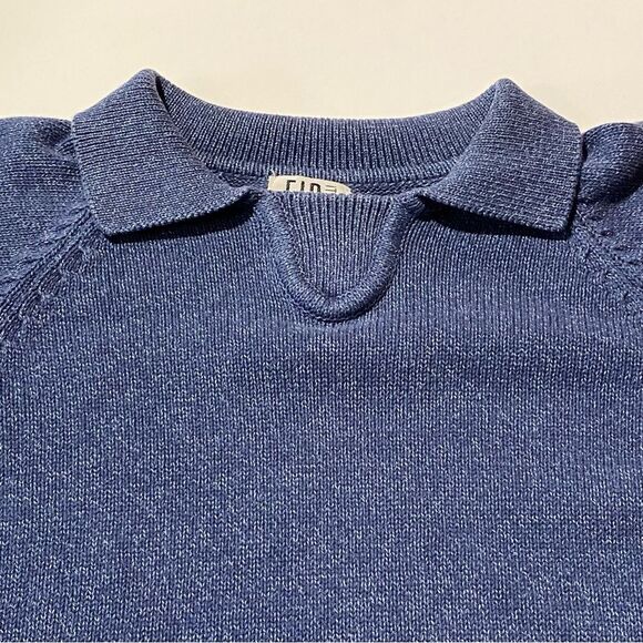 Vintage Fia Italia Hand Loomed Blue Sweater Women's Size Medium - Picture 7 of 10
